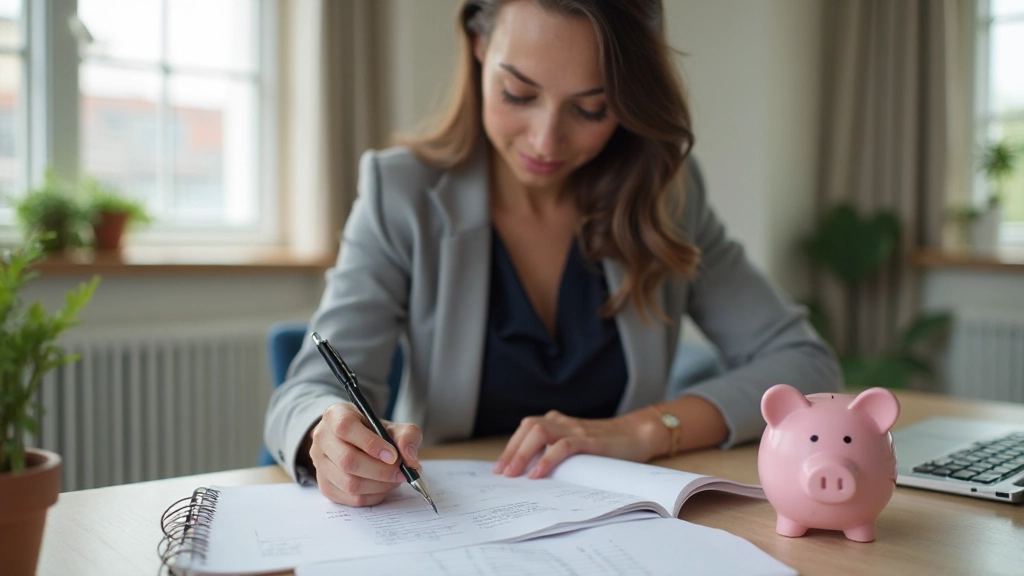 Sparande och ekonomisk säkerhet - spargris och sparplan illustration